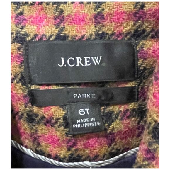 J.CREW Parke Plaid English Moon Houndstooth 100% Wool Blazer - Picture 2 of 7